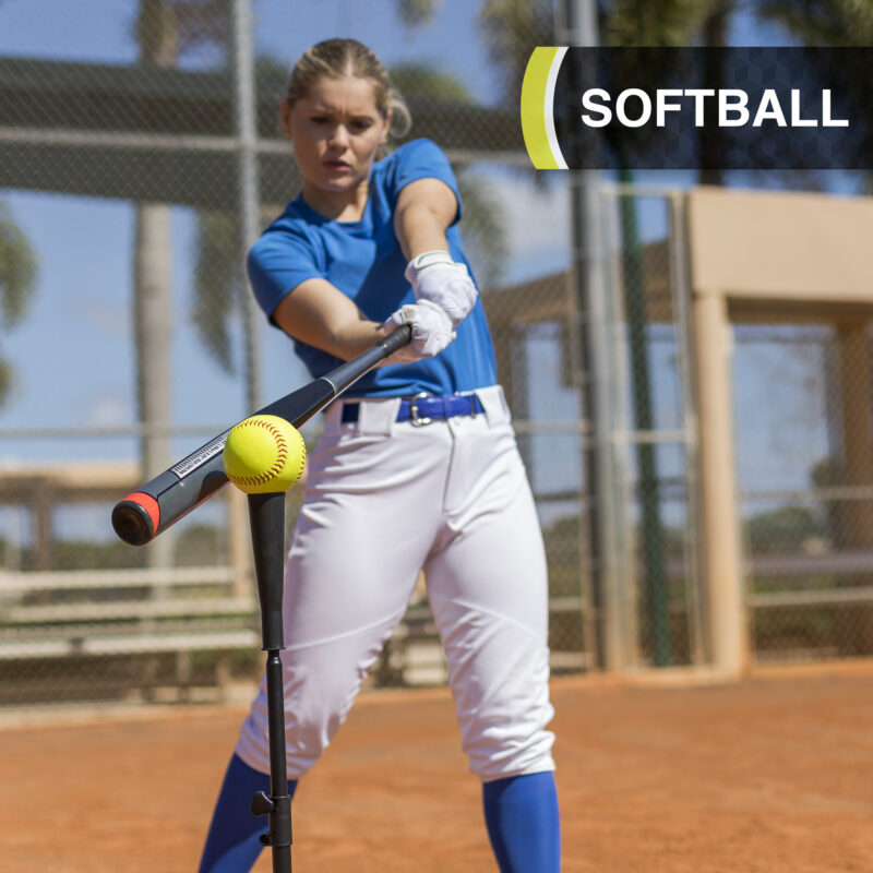 Baseball Trainer Portable Softball Practice Tripod T Stand Portable Holder Clubs - Image 2