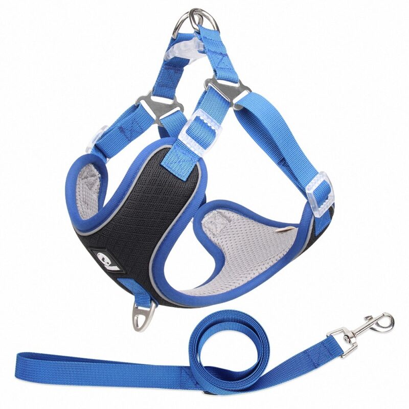 Adjustable/Breathable/Mesh/Reflective Harness/Leash/Sm,Med Dogs - Image 5