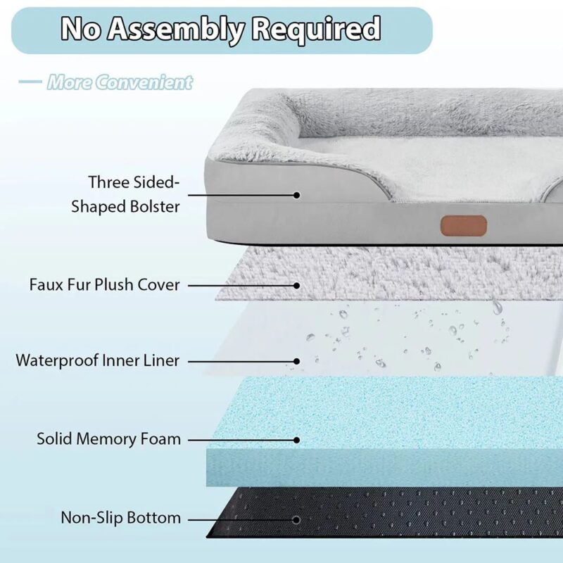 High Quality Orthopedic Dog Bed Sofa/Waterproof/Durable/S-XL/Washable - Image 9