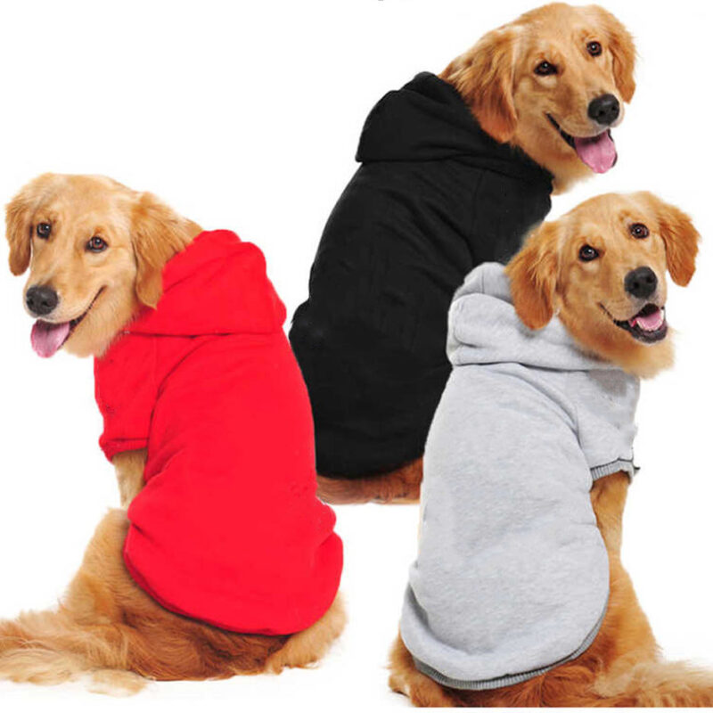 Solid Color Dog Clothes Pet Clothing Apparel Sweaters Dog Sweaters - Image 8