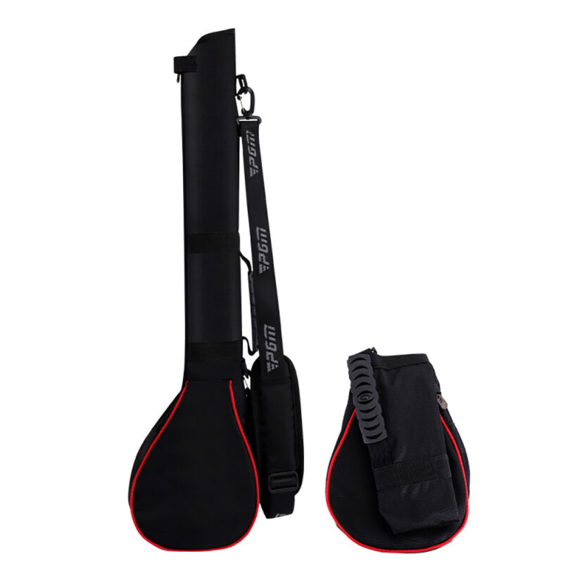 Foldable Golf Gun Bag Lightweight Can Hold 3 Clubs Golf Carry Pack Soft Rubber Handle Golf Stand Carry Bag For Men And Women - Image 6