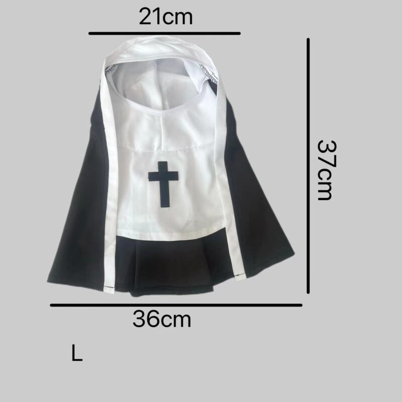 PET SHOW Nun Dog Costume For Small Medium Dogs Halloween - Image 4
