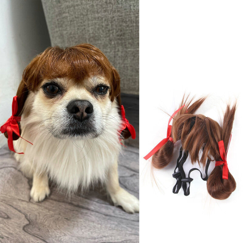 Halloween Christmas Wig Pet Hair Accessories - Image 4