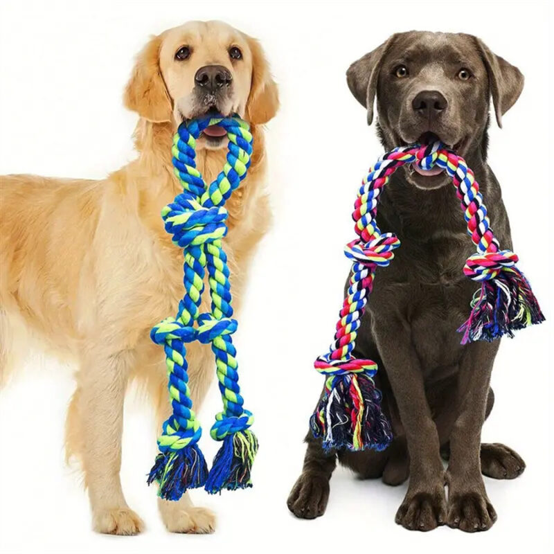 Heavy-Duty Rope Knot Dog Toy - Image 3