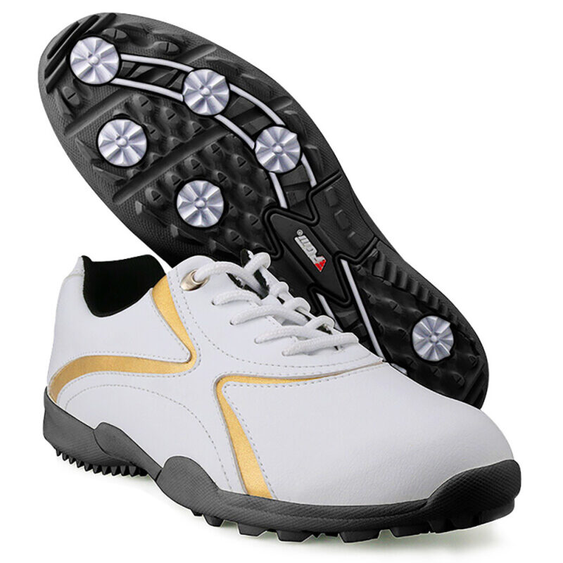 Casual Men's Fixed Studs Waterproof Breathable Golf Shoe - Image 7