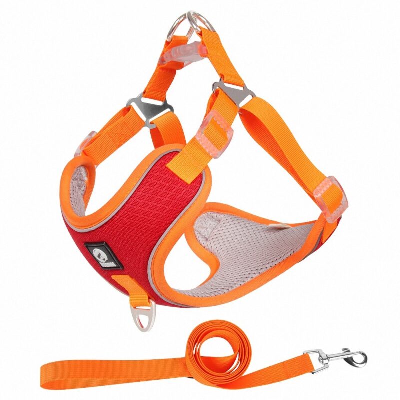 Adjustable/Breathable/Mesh/Reflective Harness/Leash/Sm,Med Dogs - Image 6
