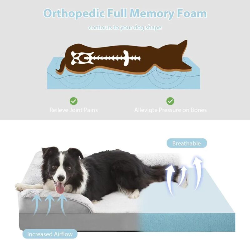 High Quality Orthopedic Dog Bed Sofa/Waterproof/Durable/S-XL/Washable - Image 2