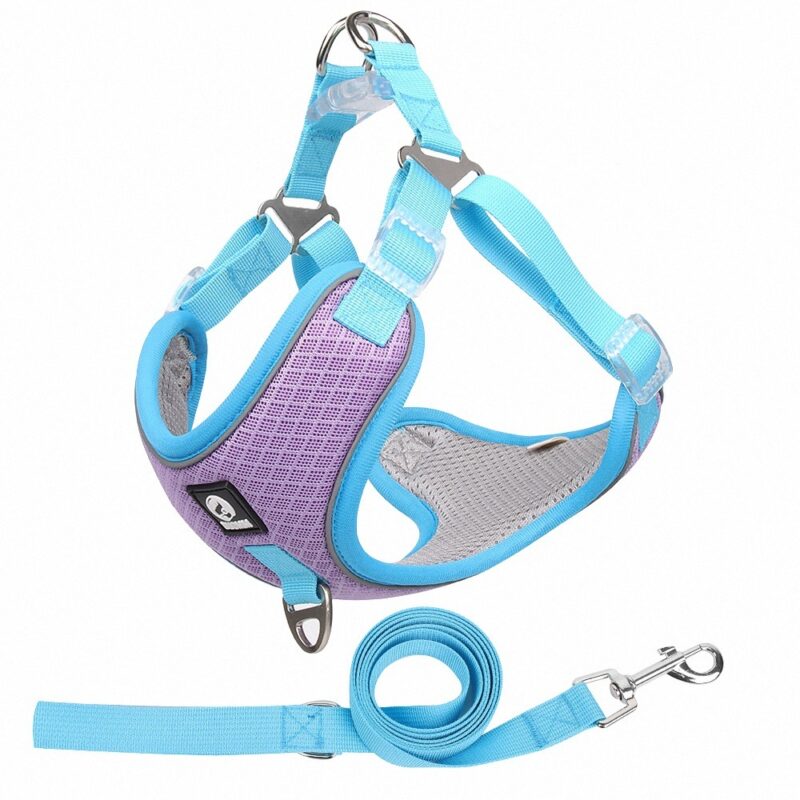 Adjustable/Breathable/Mesh/Reflective Harness/Leash/Sm,Med Dogs - Image 4